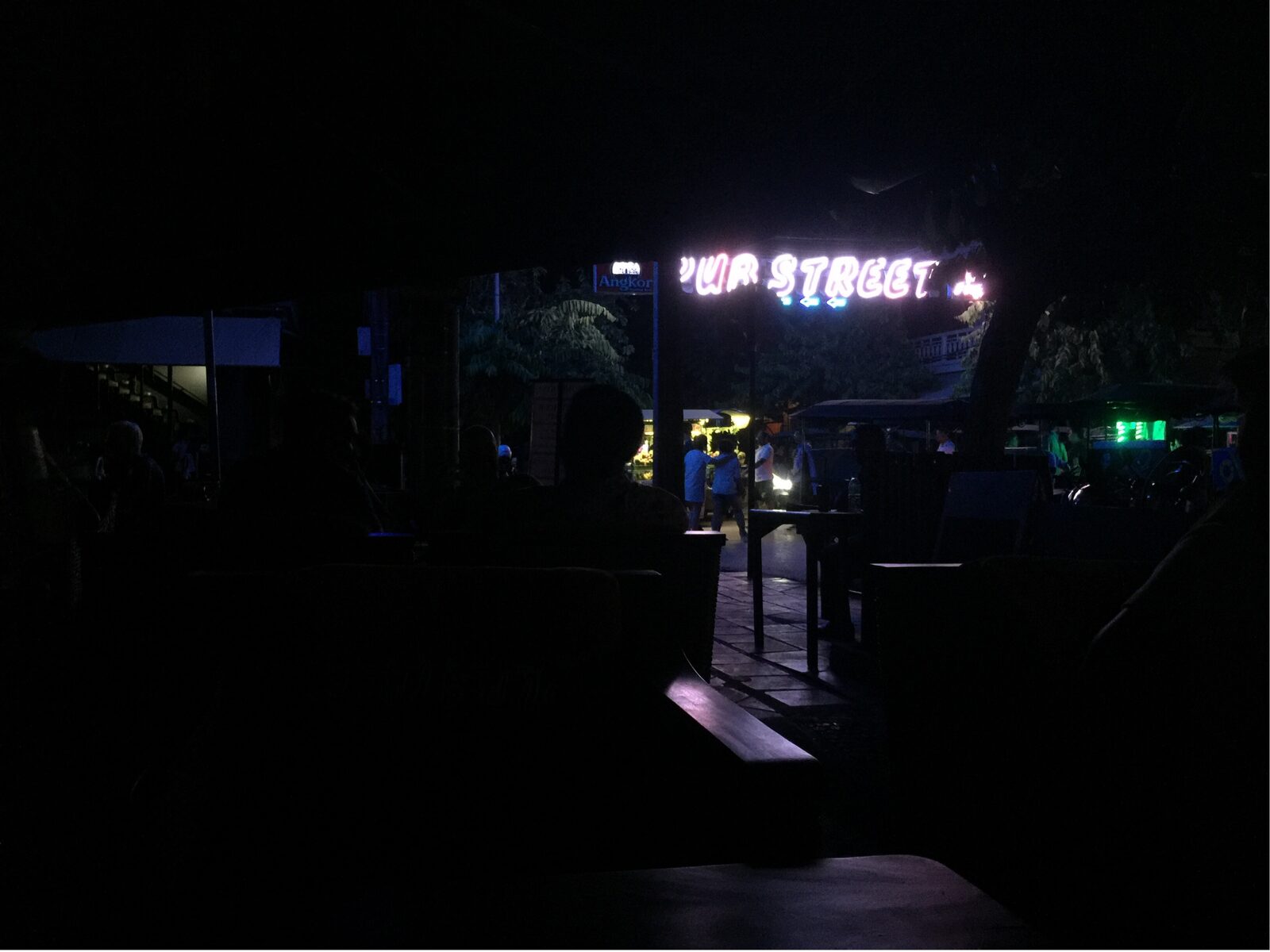 Electricity outages on Pub Street